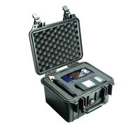 Peli 1300 BKF flight case, black with foam 251 x 178 x 155 mm