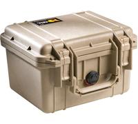 PELI 1300 Protective Case; Superior Protection for Valuable Equipment Such as DSLR Cameras, Compact Drones and Binoculars; Water and Dust Resistant; Volume: 7L; Colour: Desert Brown