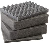PELI 1301 Replacement Foam Set, Original PELI Protector Case accessory, Compatible with: PELI 1200, Colour: Black