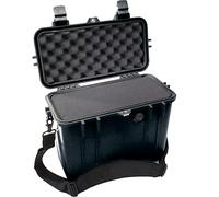 PELI 1430 Protective Top Loader Case, IP67 Watertight and Dustproof, 4L Capacity, Made in US, With Customisable Foam Insert, Black