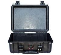 Peli 1450 BK flight case without foam, 371 x 258 x 152 mm