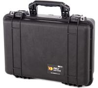 Peli 1500 BKF black case with foam 16.7 x 11.2 x 6.1 inches