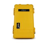 PELI 1510 Impact Resistant Carry-On Case, IP67 Watertight and Dustproof, 48L Capacity, Made in Germany, No Foam, Yellow