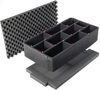 Peli 1510 TrekPak Divider Set, Original Protector Case Accessory, Compatible 1510, Colour: Black