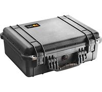 PELI 1520 Rugged Protective Case for Sensitive Equipment, IP67 Watertight, 49L Capacity, Made in Germany, With Customisable Foam Inlay, Black
