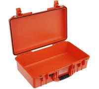 PELI 1525 Air Lightweight Protective Case for DSLR Camera Gimbal Rings and Fragile Equipment, Waterproof and Dustproof, 26L Volume, Foam Insert, Orange