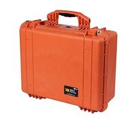 PELI 1550 Protective Shockproof Case, IP67 Watertight and Dustproof, 61L Capacity, Made in Germany, With Customisable Foam Insert, Orange