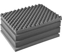 PELI 1601 Replacement Foam Set, Original PELI Protector Case accessory, Compatible with: PELI 1600, Colour: Black