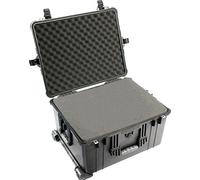PELI 1620 Professional Camera Case, IP67 Watertight and Dustproof, 115L Capacity, Made in Germany, With Customisable Foam Inlay, Black