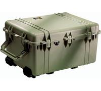 PELI 1630 Protector Case Superior Protection for Valuable Equipment such as DSLR Cameras, Drones, Lenses, Water and Dust Proof, 148L, Configuration: Without Foam, Colour: Olive Green