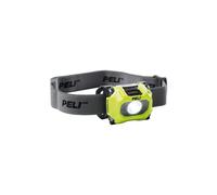 Peli 2755Z0 ATEX Zone 0 Ex-Protection LED Headlamp, Premium Headlamp, High Quality for Industry, Craftsmen, Fire Brigade, IP54 Dust and Splashproof, 115 Lumens, Colour: Yellow