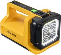 PELI 9050 Dual Li-ion Alkaline Battery System Premium Flashlight Lamp for Professional Police Fire Brigade IP67 Waterproof Dustproof 3369 Lumens Yellow