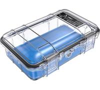 PELI M50 Micro Case - Small Protective Case; Superior Protection for Valuable Equipments and Compact Tools; Water Resistant, Dust Resistant and Crushproof; Volume 1 litre; Colour: BLUE/CLEAR