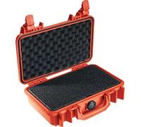 PELI Protector 1170 Protective Case, IP67 Watertight, 7L Capacity, Made in US, With Customisable Foam Insert, Orange
