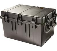 Peli Storm Large Heavy Duty Transport Container for AV Broadcast and Sensitive Equipment, Waterproof and Dust-Proof, 118L Volume, No Foam, Black