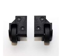Pelican 1510/1560 Replacement Wheel housings(Left & Right) & 2 Wheels, Black