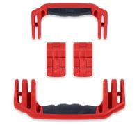 Pelican 1510 Replacement Handle & Latch Set by ColorCase - Red Handles & Double Throw Latches