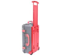 Pelican 1510 Replacement Trolley Set - Backplate, Telescoping Handle, L&R Wheel Assemblies - Red