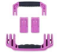 Pelican 1535 Replacement Handle & Latch Set by ColorCase - Magenta Handle and Push Button Latches
