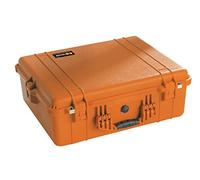 Pelican 1600 Camera Case With Foam (Orange)