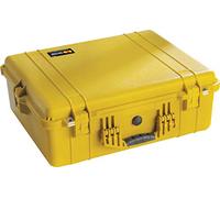 Pelican 1600 Camera Case With Foam (Yellow)