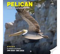 Pelican 2026 Calendar: Coastal Birds in Graceful Flight