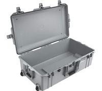 Pelican Air 1615 Case No Foam (2020 Edition with Push Button Latches) - Silver (016150-0011-180)