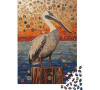 Pelican Artistic Sunset 1000 Piece Jigsaw Puzzle Puzzle Game for Family for Adults Relaxation Focus Home Decor Gift 38x26cm/1000pcs