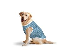 Pelican Bird Blue Sea Skyprint Medium Large Pets Vest Breathable Summer Lightweight Sleeveless Tank Top T-Shirt