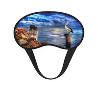 Pelican Birds Blue Sea Sky Sleep Mask for Side Sleeper, Eye Mask Sleeping for Women Men,for Sleeping with Elastic Band