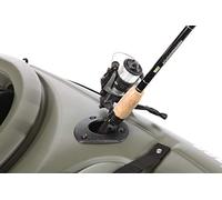 Pelican Boats - Deck Mount - Kayak Fishing Rod Holder - PS0649-2 - Flush Mount - Hardware Included - Fishing Tackle Accessory, Black