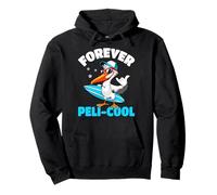 Pelican Forever Peli-cool Surfing Pelican Bird Lover Pullover Hoodie