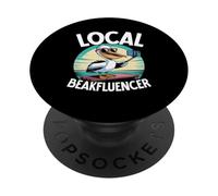 Pelican Local Beakfluencer Pelican Lover Pun PopSockets Adhesive PopGrip