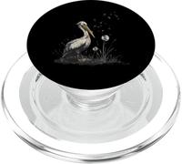 Pelican Lover Artwork Seabird Animal Motif Pelican Bird PopSockets PopGrip for MagSafe