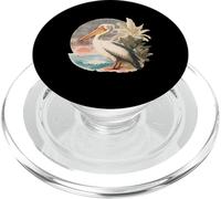 Pelican Lover Artwork Seabird Animal Motif Pelican Bird PopSockets PopGrip for MagSafe