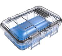 Pelican M40 Micro Case - Waterproof Case (Dry Box, Field Box) for iPhone, GoPro, Camera, and More (Blue/Clear)