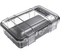Pelican M50 Micro Case - Waterproof Case (Dry Box, Field Box) for iPhone, GoPro, Camera, Camping, Fishing, Hiking, Kayaking, Beach and More (Black/Transparent)