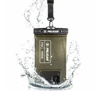 Pelican Marine IP68 Waterproof Dry Bag 5L - Roll Top Waterproof Backpack w/Phone Case/Pouch - Boating & Kayak Accessories - Essentials for Camping Swimming Beach Fishing Rafting Travel - Black