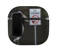 Pelican No Fishing Hard Shell Case Skin Accessories Cover with Secure Lock Clip Compatible with AirPods 4