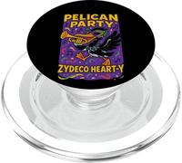 Pelican Party Zydeco Mardi Gras Music Bird PopSockets PopGrip for MagSafe