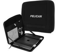 Pelican Ranger Series,Laptop Bag/Sleeve,16 Inch, Black [Elastic Carrying Handle] [Secure Zip Lock] Water Resistant & Heavy Duty Laptop Case for MacBook Pro 16,Air, iPad Pro, HP, Stealth Black, 16"