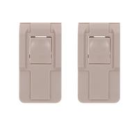 2 Pelican Tan Replacement Push Button Medium Air Case Latches. Fits Air Series Cases.