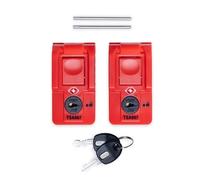 Pelican Replacement TSA Locking Latches, Medium, Red (Set of 2)