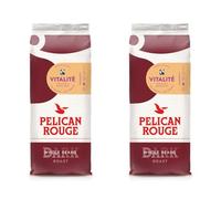 Pelican Rouge VITALITE Whole Dark Roasted Coffee Beans | 70 percent Arabica | Fairtrade Certified | New 2023 blend |1kg bag | Fully-recyclable packaging (Pack of 2)