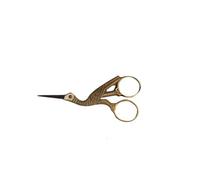 Pelican Shaped Gold Craft Embroidery Scissors by SCE