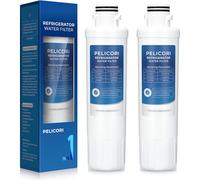 PeliCori MIWF6200, MRS26D5AST, MRS26D7AST Water Filter, 2 Pack | Compatible with Midea MRQ22D7AST , MF-2008-R2, Sharp SJWF200, SJG2254FS, Thor Kitchen WF200, Zline MIWFT2100, RFM-W-36