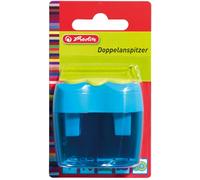 Pelikan 10921112 - Double Pencil Sharpener, Multi-Colour single piece ( ASSORTED COLORS)
