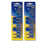 Pelikan 330845 Ink Cartridges Pack of 5 (10 Pack | Cartridge 4001 TP/6, Blue)
