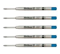 Pelikan 337 Rollerball Pen Refills Blue Ink Medium Tip Pack of 5