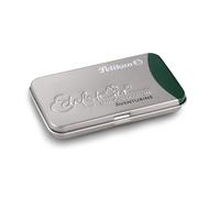Pelikan Fountain Pen Ink Gemstone GTP/6 - Metal Case Ink Cartridge - Garnet, Green